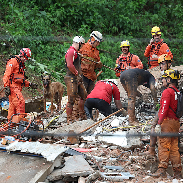Záplavy se sesuvy půdy pustoší jihovýchod Brazílie, obětí jsou již desítky