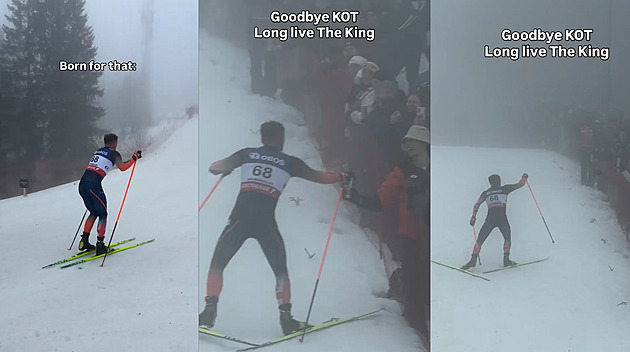 Neuvěřitelný závod na Holmenkollenu. Britský lyžař se na trati opil s fanoušky