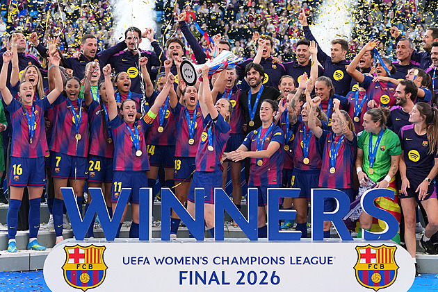 Fotbalistky Barcelony počtvrté v historii ovládly Ligu mistryň. Zářila Polka