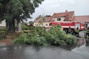 Na jihu Moravy se po bouřkách ocitly tisíce domácností bez proudu